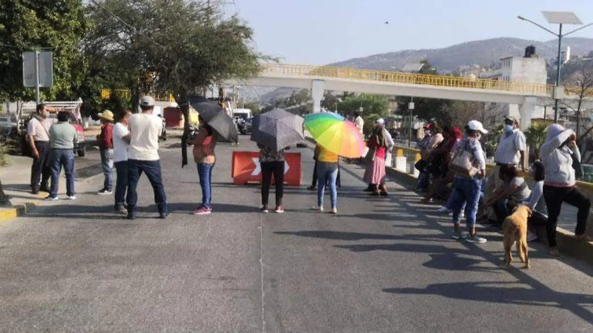 bloqueo agua chilpancingo